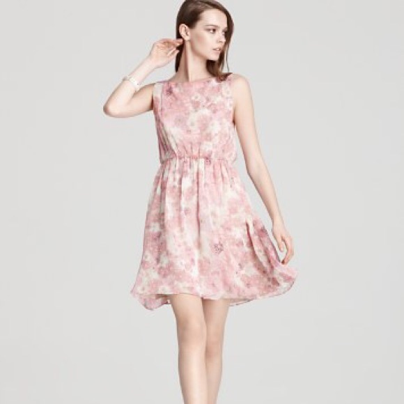 Alice + Olivia Lou silk floral blouson dress - Picture 2 of 9